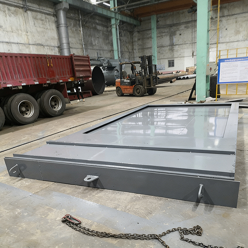 Тройной взаимосвязанный быстродействующий затвор для дымохода коксовой печи (время открытия <1 с)